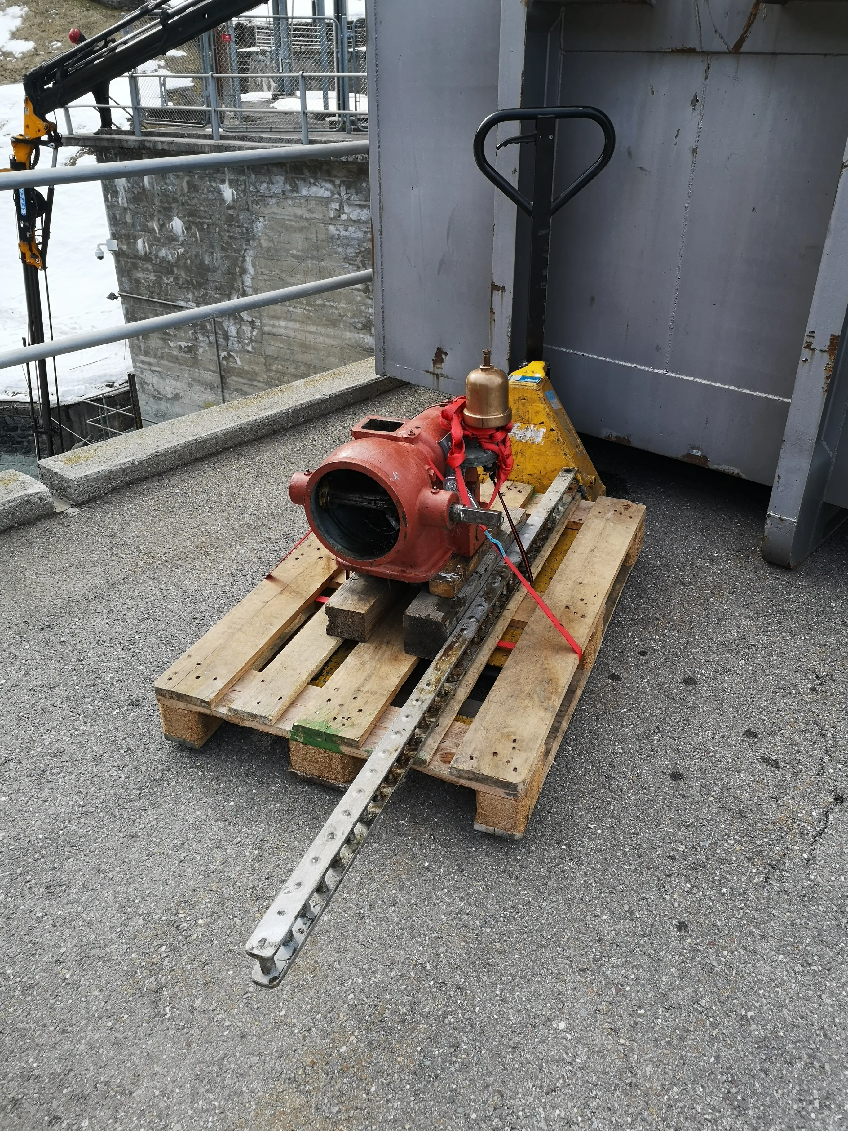 Motorisation de vanne de dessableur