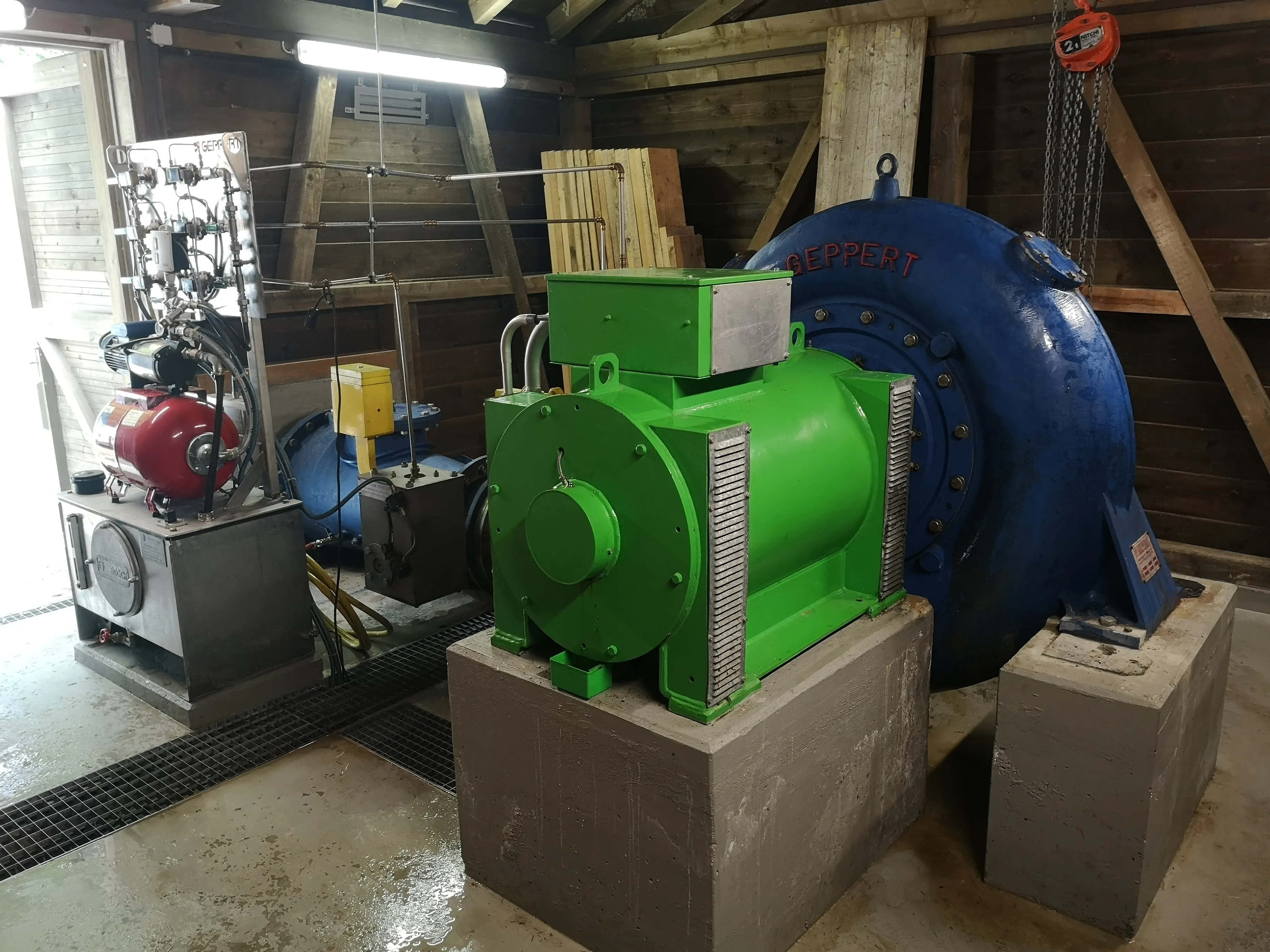 Turbine de dotation du barrage